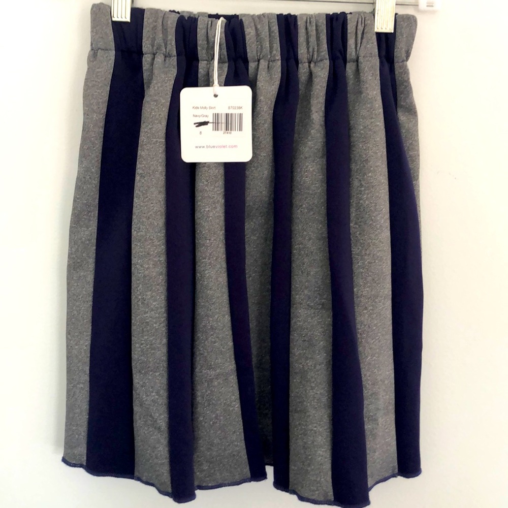 blue violet girls skirt size 8